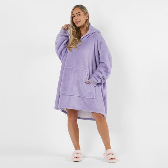 Sienna Supersoft Hoodie Blanket, Adults - Lilac