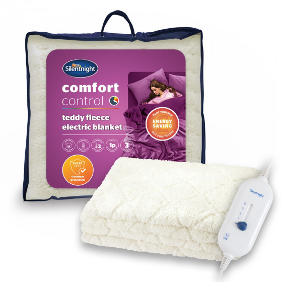 Silentnight Comfort Control Teddy Fleece Electric Blanket