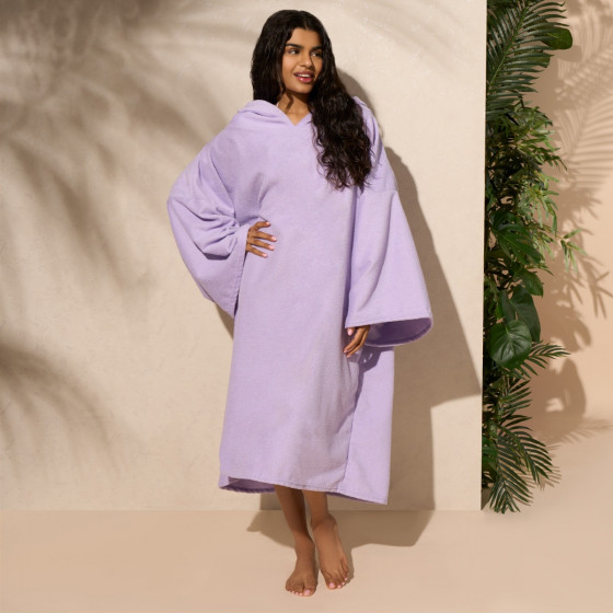 OHS Adult Towel Poncho - Lilac