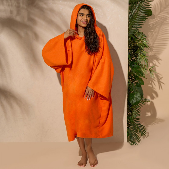 OHS Adult Towel Poncho - Orange