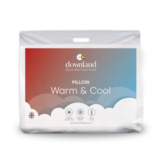 Downland Warm & Cool Pillow - White