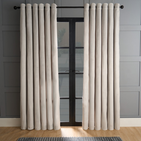 OHS Thermal Velvet Curtains -  Silver