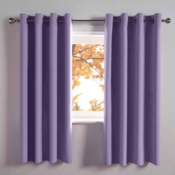 OHS Kids Blackout Curtain, Lilac- 46 x 72"