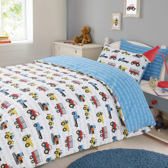 Work Force Duvet Double Set - Multi