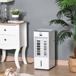 Homcom Portable Evaporative Humidifier Air Cooler - White