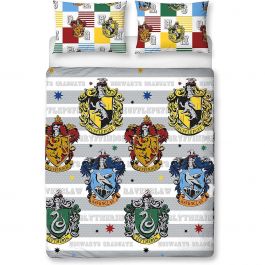 Harry Potter Quarters Duvet Set, Multi - Double