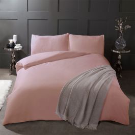 dusky pink brushed cotton bedding