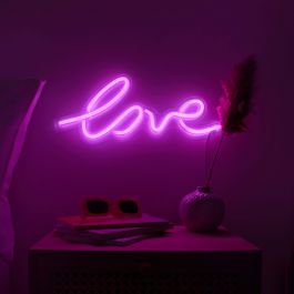 Glow Love Neon Light - Pink