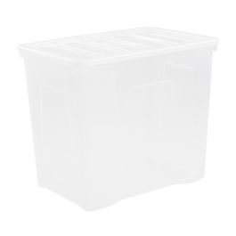WHAM Crystal Storage Box & Lid 17L Clear