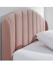 Pettine End Lift Ottoman Storage Bed - Blush Pink