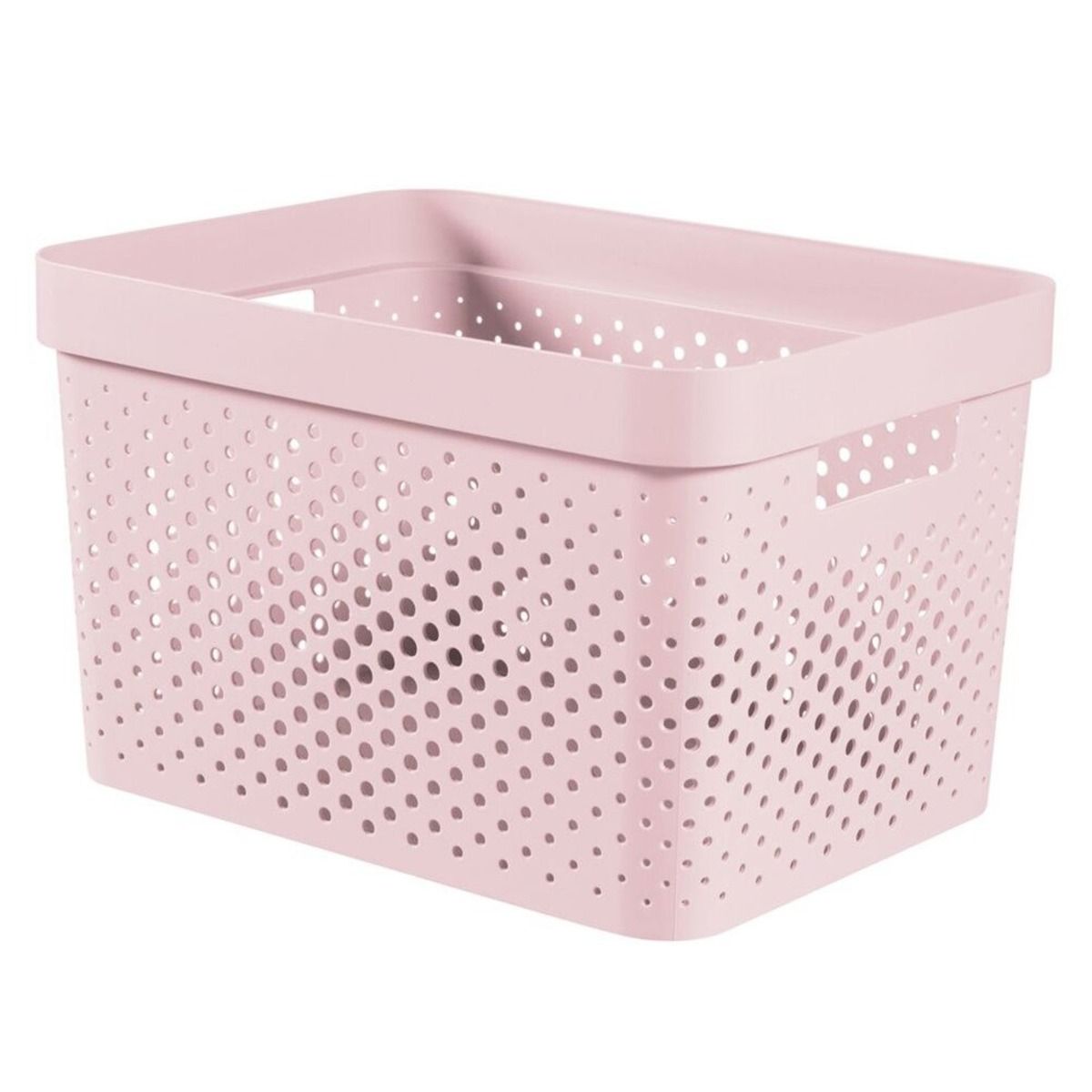 Curver Infinity Dots Box 17 Litre - Chalk Pink