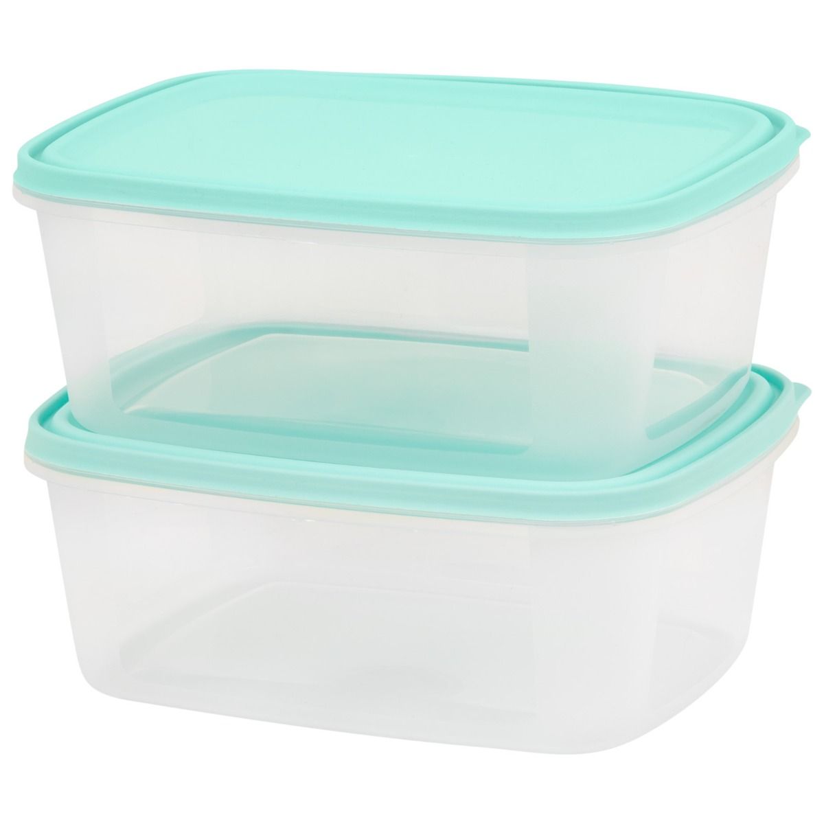 Wham Set of 2 Everyday Food Boxes 3 Litre - Clear