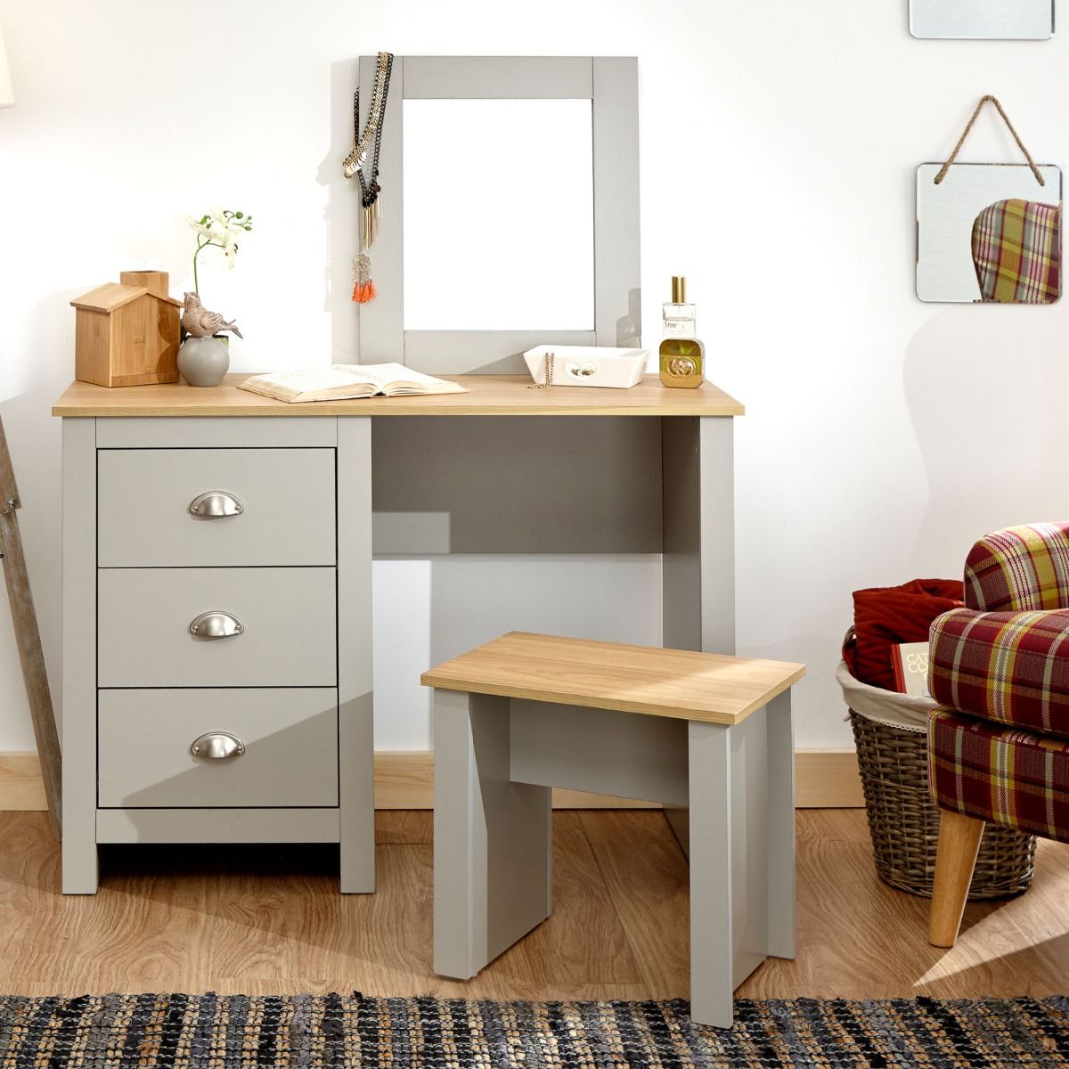 lancaster grey dressing table