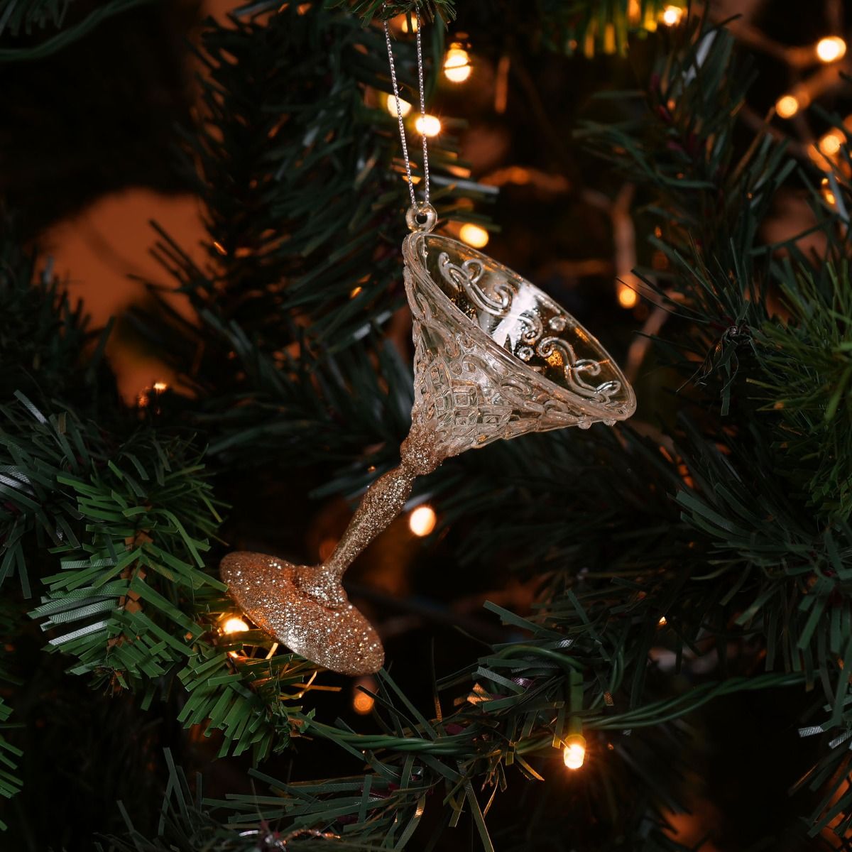 christmas ornament martini