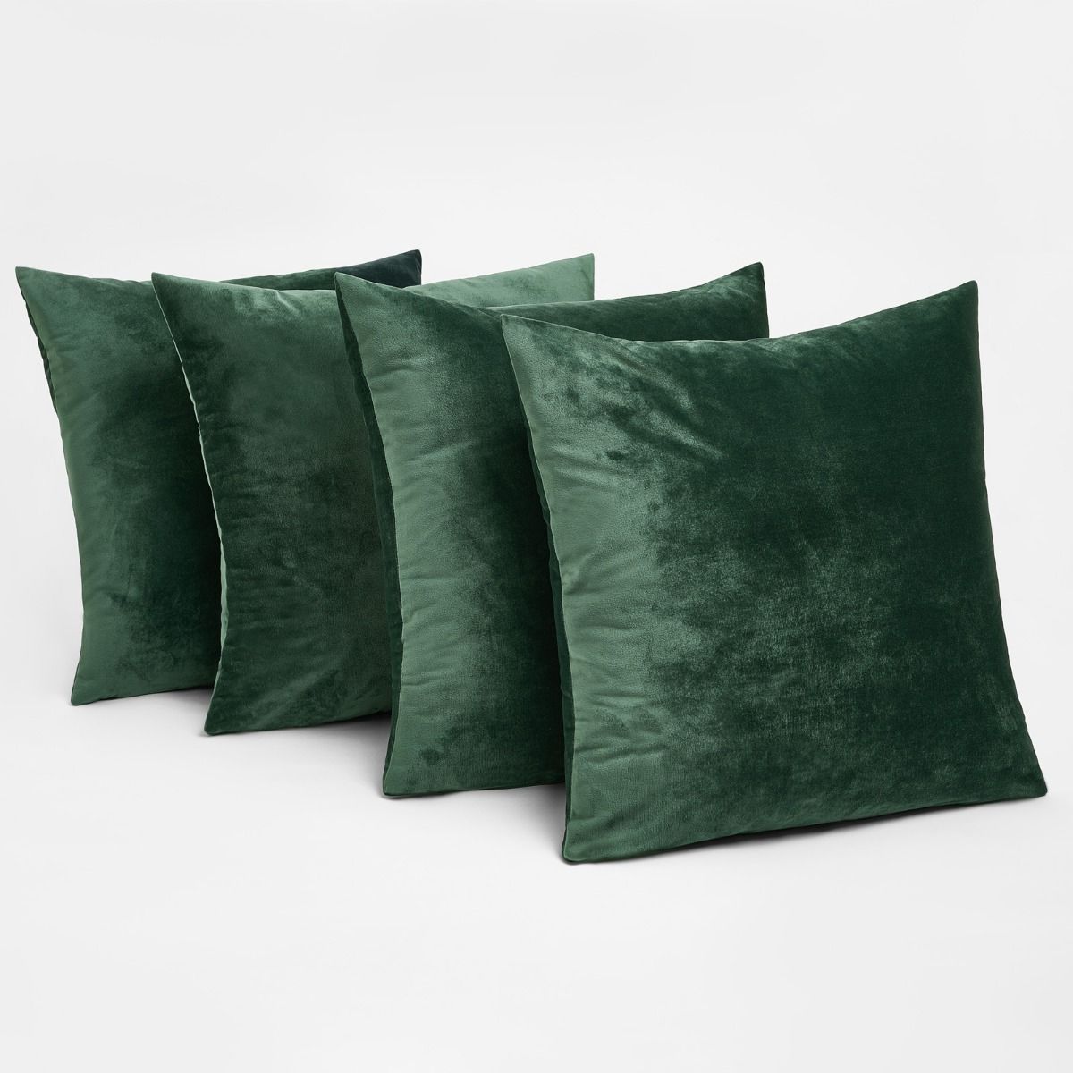 Green Velvet Cushion, 45 x 45 cm in 2023