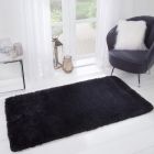 Sienna Fluffy Rug - Silver